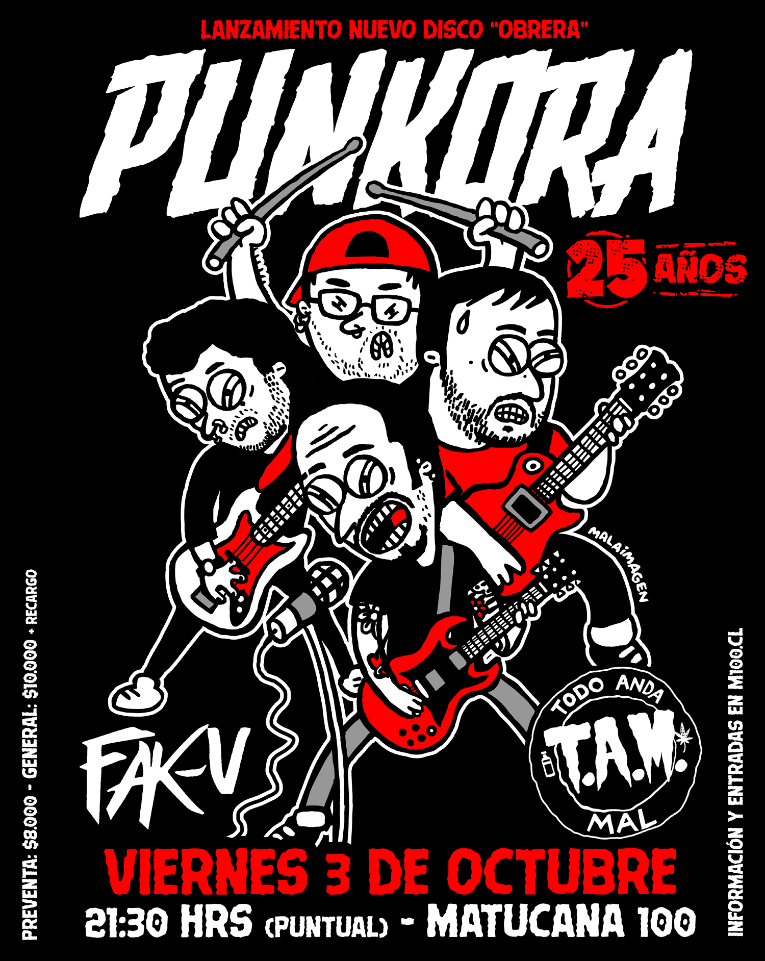 Punkora: ''Es un estímulo muy grande seguir en este camino después de tanto tiempo''